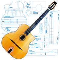 Selmer 807 Gypsy Jazz Template Set