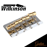 Bass Bridge 4-string, brass saddles 19mm