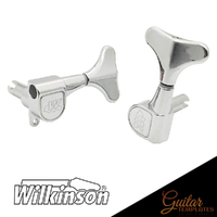 Wilkinson Chrome 4Pcs Bass Machine Heads (2L + 2R)