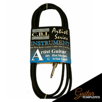 GA1 Series 10ft Instrument Cable with 1 x Right Angle Jack