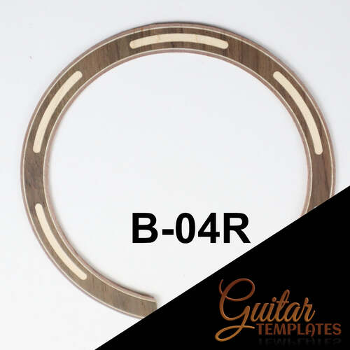 Rossette Style B-04R Steel String Guitar Rosette 