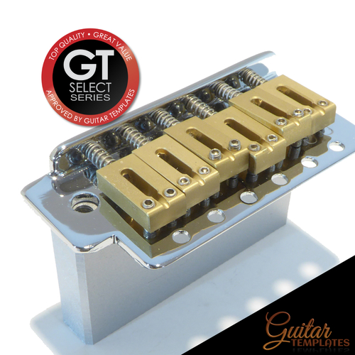 Str-Style Tremolo Chrome, Steel block and Brass saddles