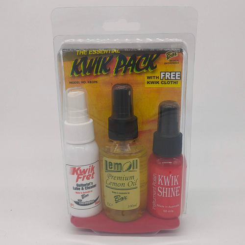 KWIK PACK The Essential Guitar Care Kit