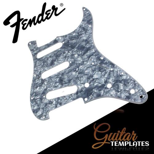 Black Pearloid/Wh/Blk/Wh Fenderª Pickguard  