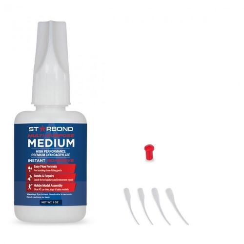 Starbond Medium CA 2 oz. Starbond Clear CA Glue