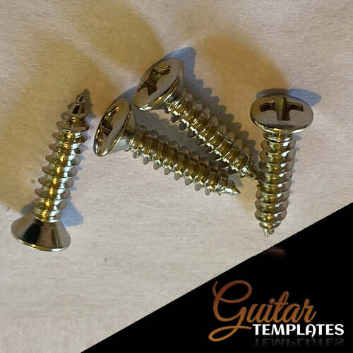 Stainless Steel Pickguard Screws (15)