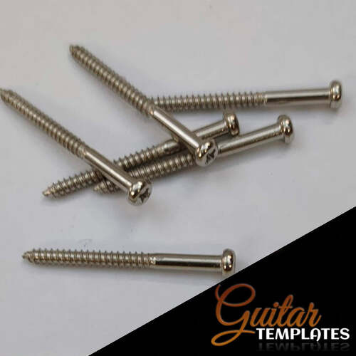 Di Marzio Pr Bass Pickup Mounting Screw 2.5x33mm - Chrome (2)