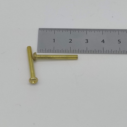 HB Ht Adj Screws - M3  Gold 2-pack