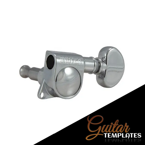 Chrome Grover Original Rotomatics (305 Series) 3+3 Tuners