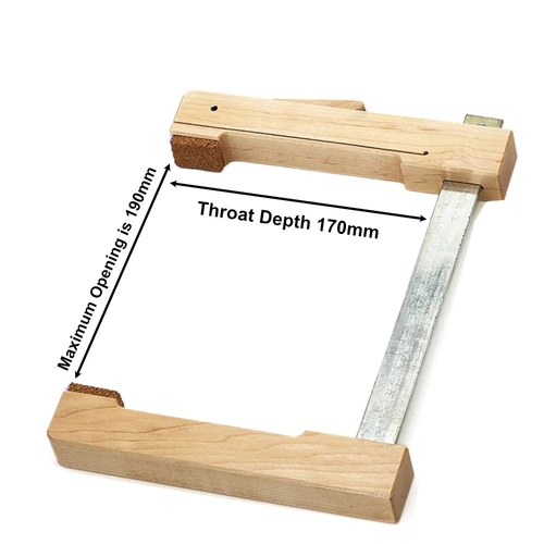 170mm throat depth Luthier Clamp
