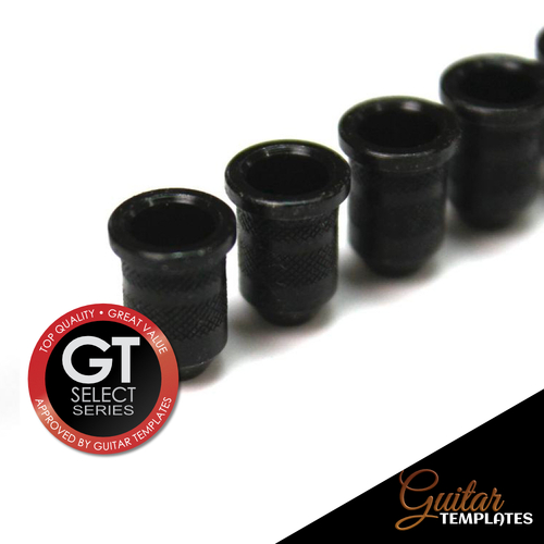 Black Compact String Ferrules - 6 Pack