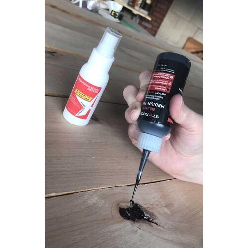 Starbond Black Medium Thick CA 2oz