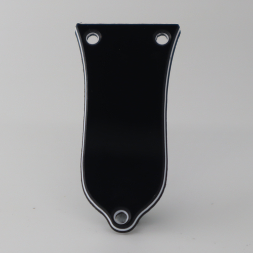 Les Paul Style Truss Rod Covers - Black/White/Black