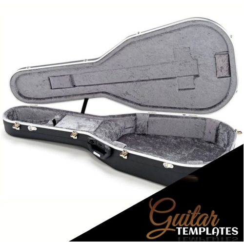 Black Standard Classical Hiscox Guitar Case