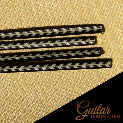 Herringbone Purflings 2 Styles Guitar Templates