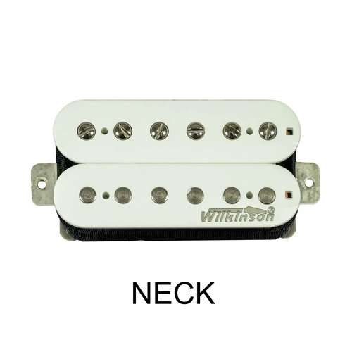 White Neck High Output Humbucker 4 cable