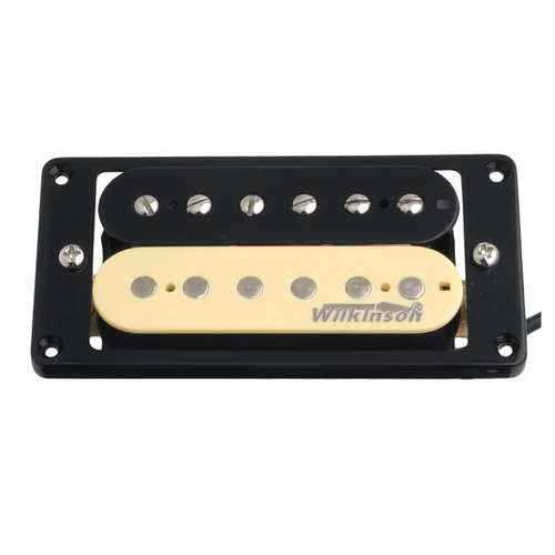 Wilkinson 'HOT' ZEBRA Humbucker Pickups w/ BLACK Rings