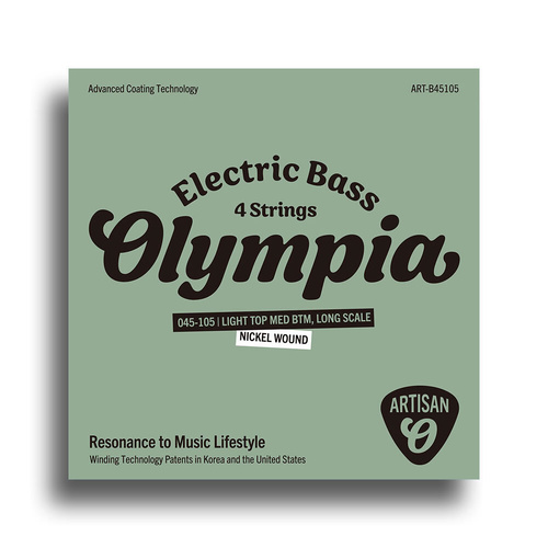 Olympia Artisan Series 4-String Bass Set Coated Light Top Medium Bottom (45-105)