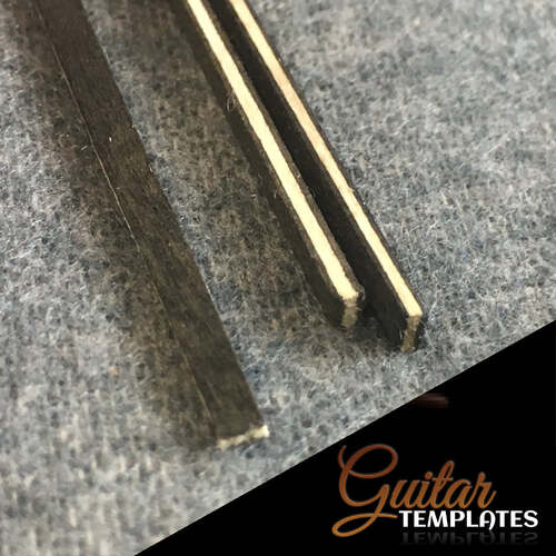 BWB3 - 2.75 x 1.75 x 840 Guitar Purflings Asst.