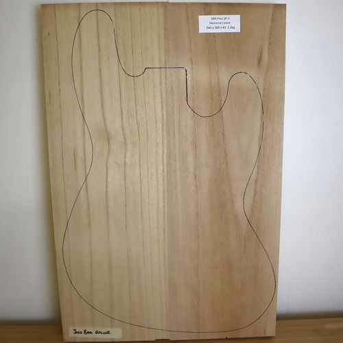 2 Piece Paulownia Solid Body Blank
