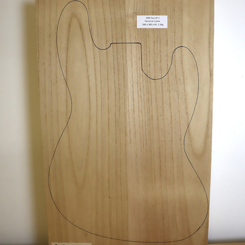 2 Piece Paulownia Solid Body Blank
