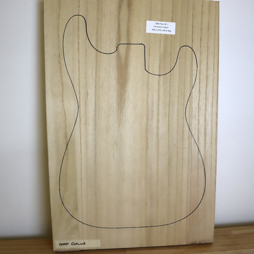 3 Piece Paulownia Solid Body Blank