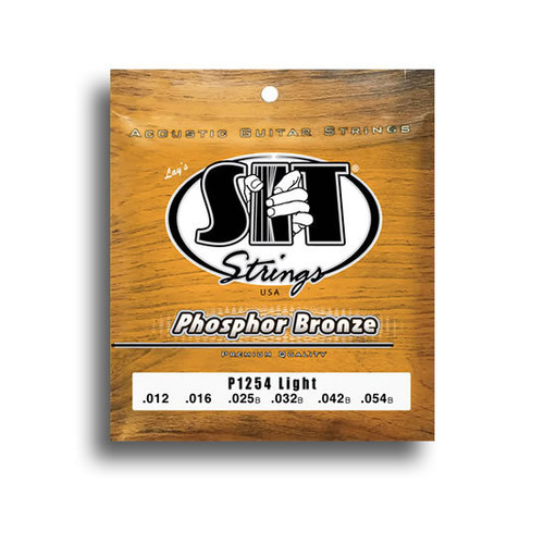 SIT 92/8 12-54 Phosphor Bronze Light Guitar String Set