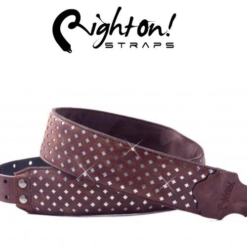 Sparks Lys Brown Guitar Strap