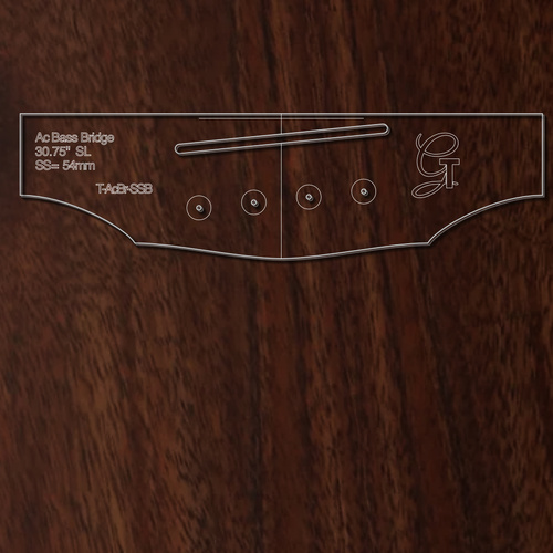 Short Scale Acoustic Bass Bridge 30-32"