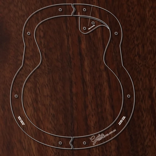 Benedetto Archtop Style Body Mold Template