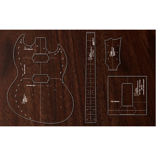 LTD Viper Style Guitar Template - Complete Build Set