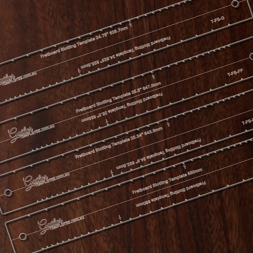4 Pack Fret Slotting Templates