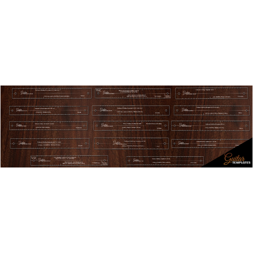 CUST Custom Fret Slotting Templates