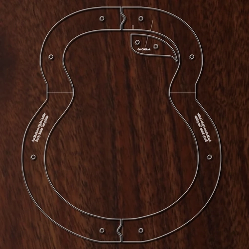 Grand Auditorium Style Body Mold Template
