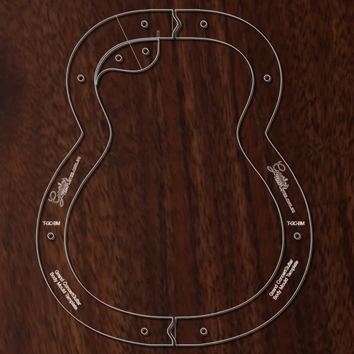 Grand Concert Style Body Mold Template