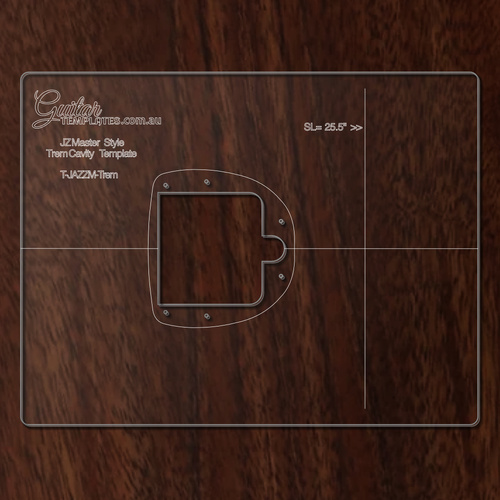 Jazzmaster Tremolo Bridge Layout Template 