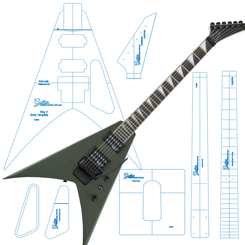 J-Style King V Style Template Build Set