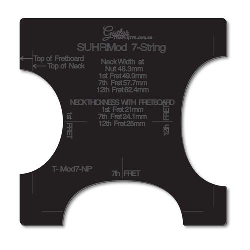 Suhr Modern 7 String Neck Profile