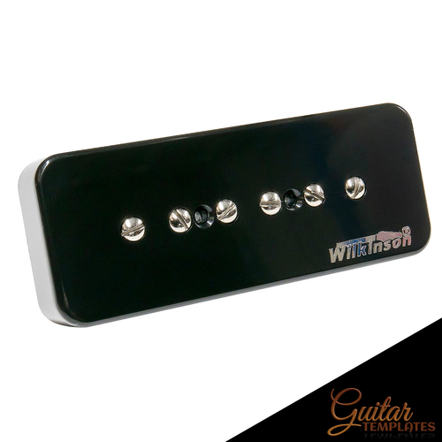 Black Wilkinson P90 Soapbar Pickup Set - Bridge Pickup